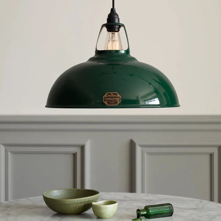 Green deals pendant light