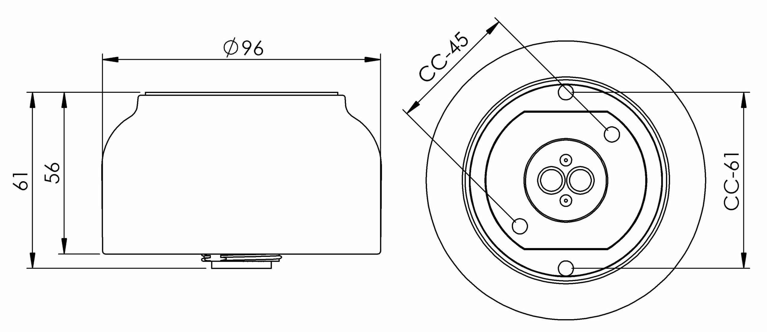 Porzellansockel Ohm Ø 84.5mm Gewinde IP44 G9 | Ifö Electric