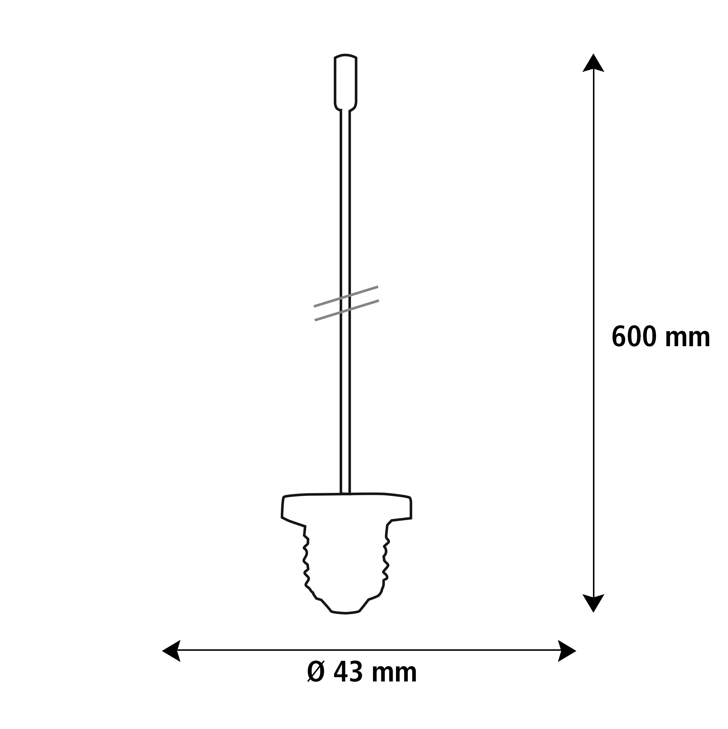 Led Filament Glühbirne | Art 60 Straight