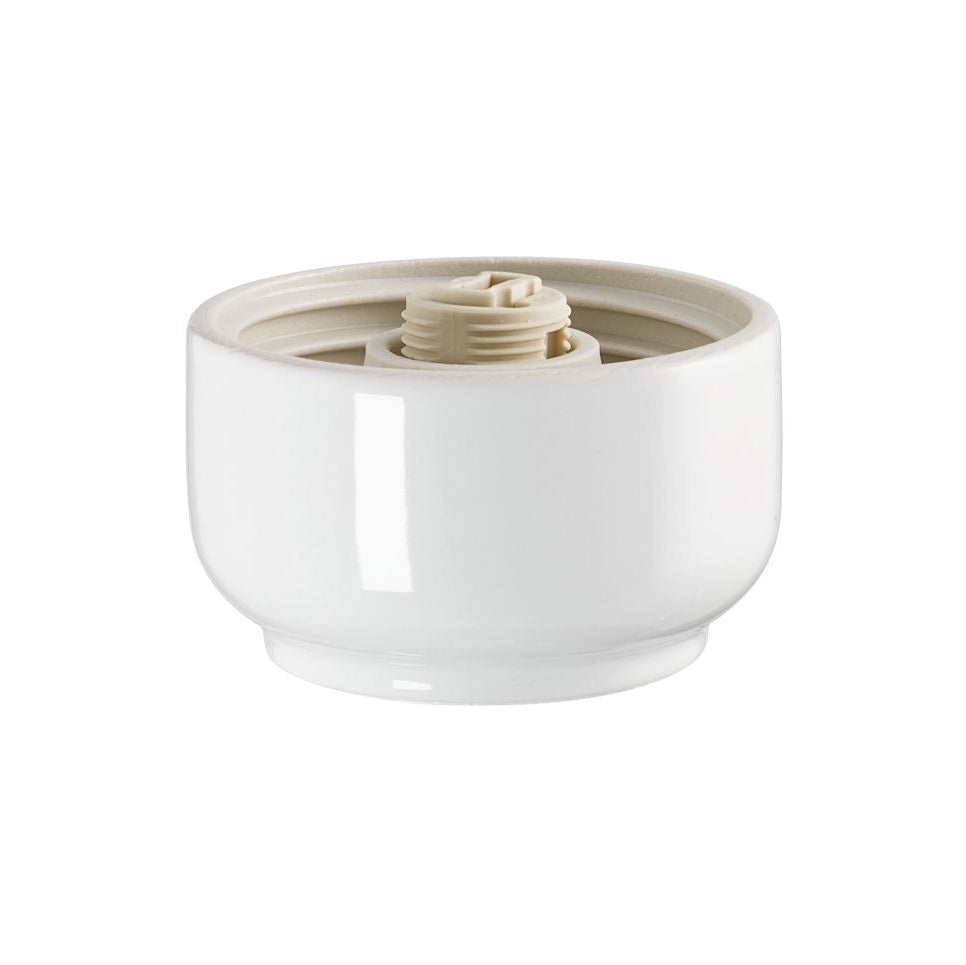 Porzellansockel Ohm Ø 84.5mm Gewinde IP44 G9 | Ifö Electric weiss