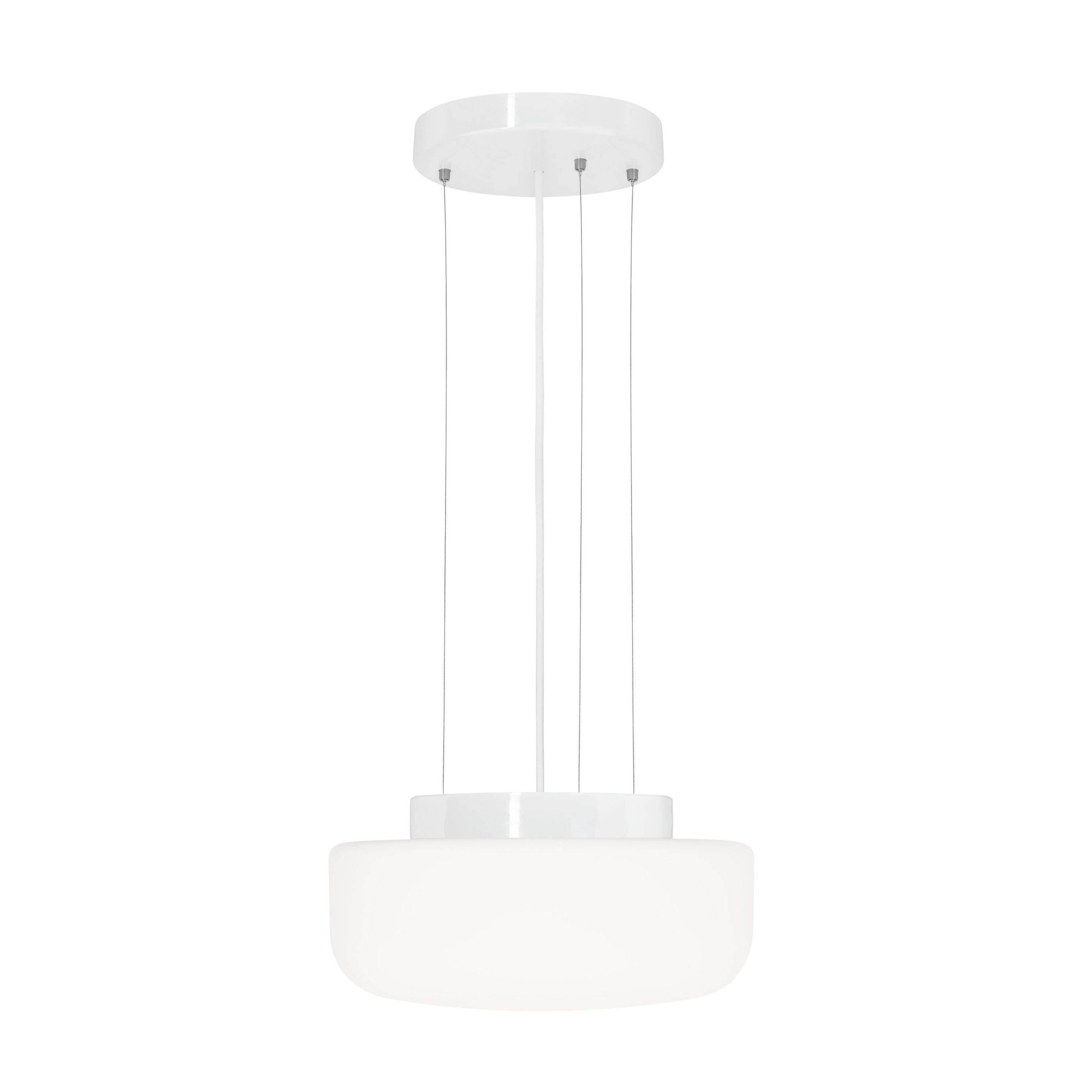 Solenne Pendant 360/176 Porzellan Pendelleuchte Led DALI 3000K weiss | Ifö Electric